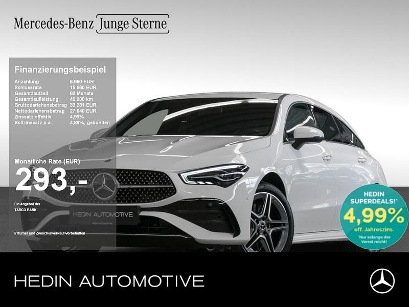 Unilack polarweiß Gebraucht 2024 Mercedes CLA250e Shooting Brake AMG Kombi | 33.970 € (Fairer Preis) - Bild 1/4