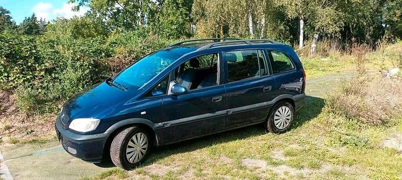 Blau Gebraucht 2001 Opel Zafira Van / Kleinbus | 1.480 € (Guter Preis) - Bild 1/4