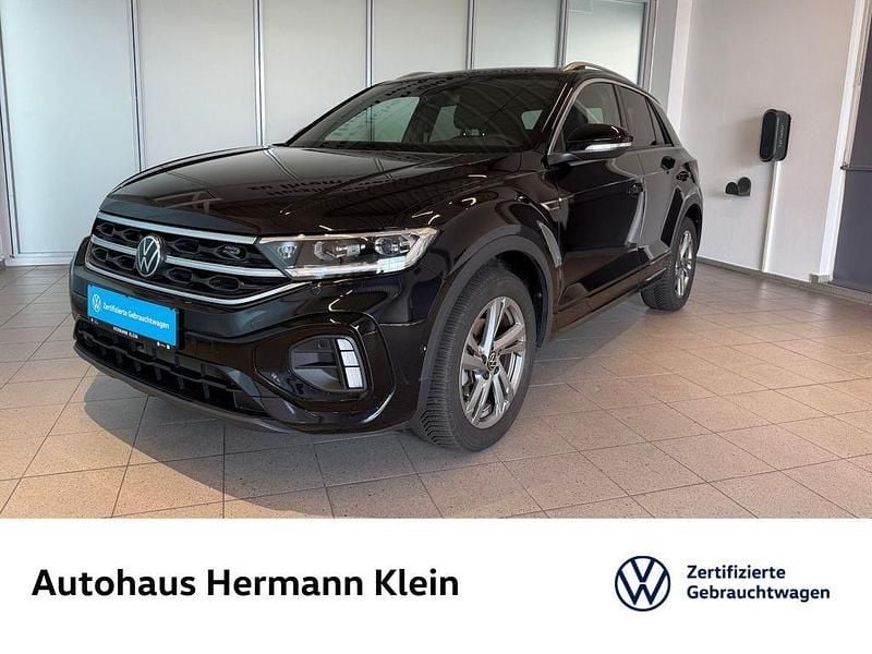 Schwarz Gebraucht 2022 VW T-Roc R-line SUV | 28.880 € (Fairer Preis) - Bild 1/3
