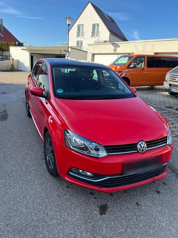 Gebraucht VW Polo Allstar 90 PS (66 kW) 2016 Rot Kleinwagen
