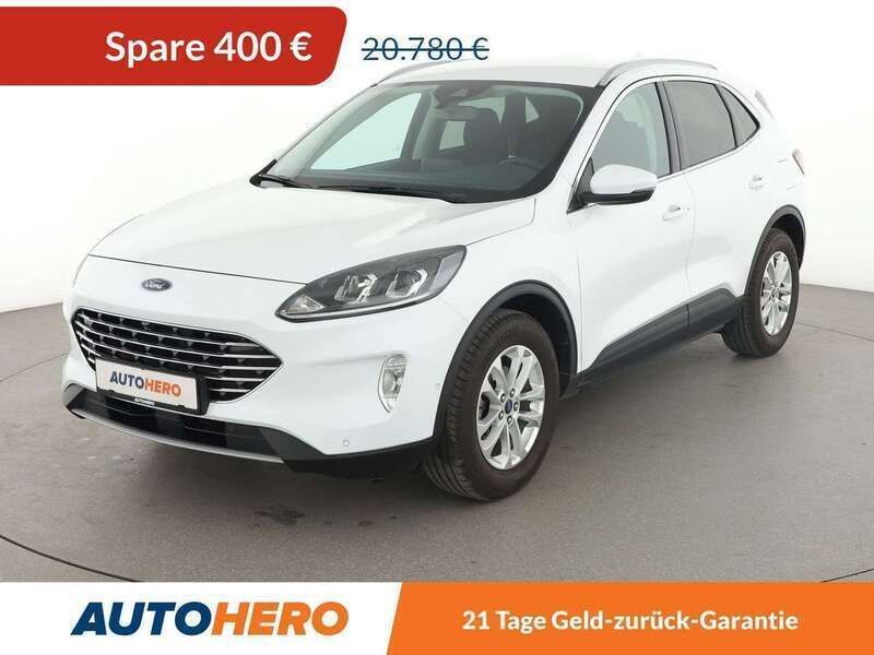 Frozen white Gebraucht 2020 Ford Kuga Titanium SUV | 20.380 € (Guter Preis) - Bild 1/3