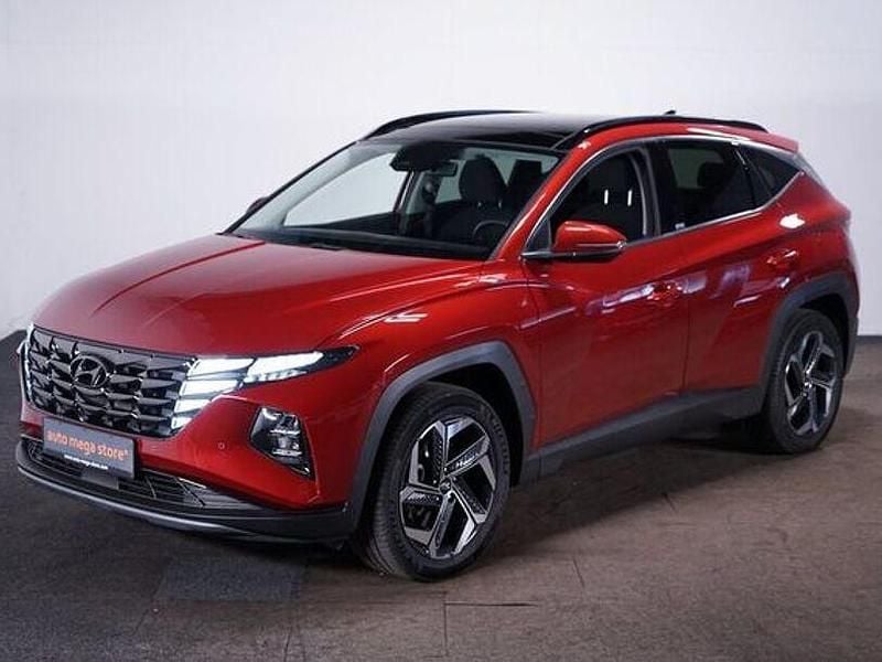 Red metallic Gebraucht 2021 Hyundai Tucson Trend SUV | 25.499 € (Guter Preis) - Bild 1/4