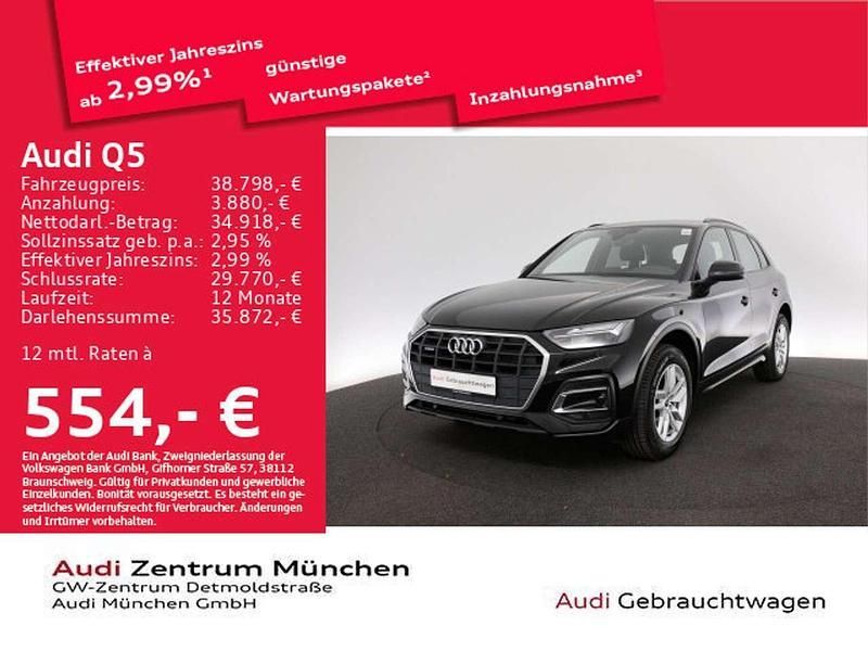 Brillantschwarz Gebraucht 2023 Audi Q5 Comfort SUV | 38.798 € (Superpreis) - Bild 1/2