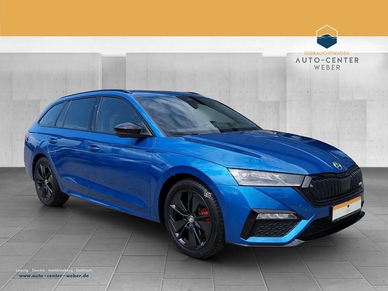Blau Gebraucht 2024 Skoda Octavia RS Kombi | 43.590 € (Etwas zu teuer) - Bild 1/4