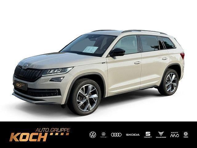 Stahlgrau Gebraucht 2020 Skoda Kodiaq SportLine SUV | 28.660 € (Etwas zu teuer) - Bild 1/4