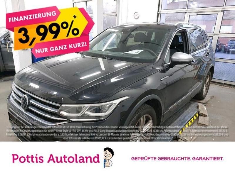 Gebraucht VW Tiguan Allspace R-line 200 PS (147 kW) 2021 Schwarz SUV