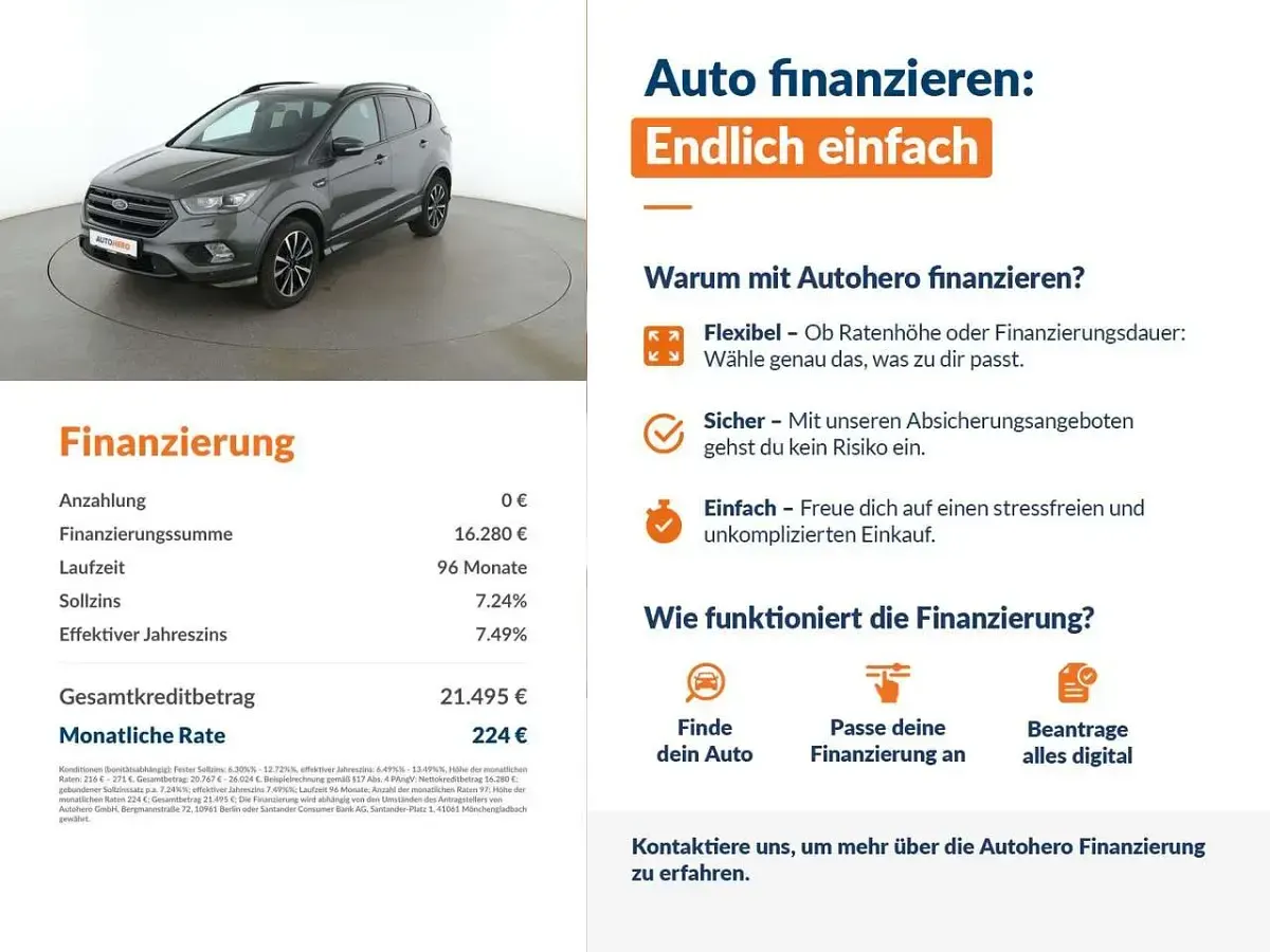 Gebraucht Ford Kuga ST-Line 175 PS (128 kW) 2018 Magnetic SUV