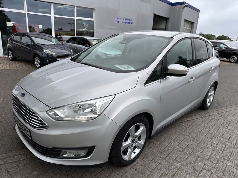 Silber Gebraucht 2015 Ford C-MAX Titanium Van / Kleinbus | 8.999 € (Etwas zu teuer) - Bild 1/4