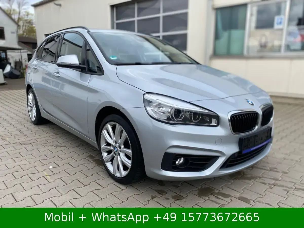 Gebraucht BMW 225 Active Tourer Sport Line 231 PS (169 kW) 2015 Silber Van / Kleinbus