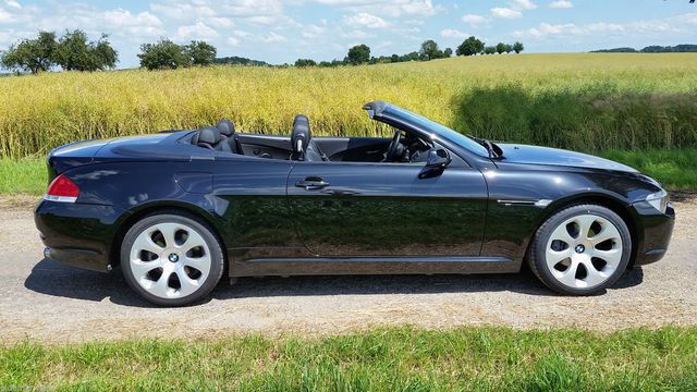 Gebraucht BMW 630 Cabriolet 258 PS (189 kW) 2007 Schwarz metallic Cabrio