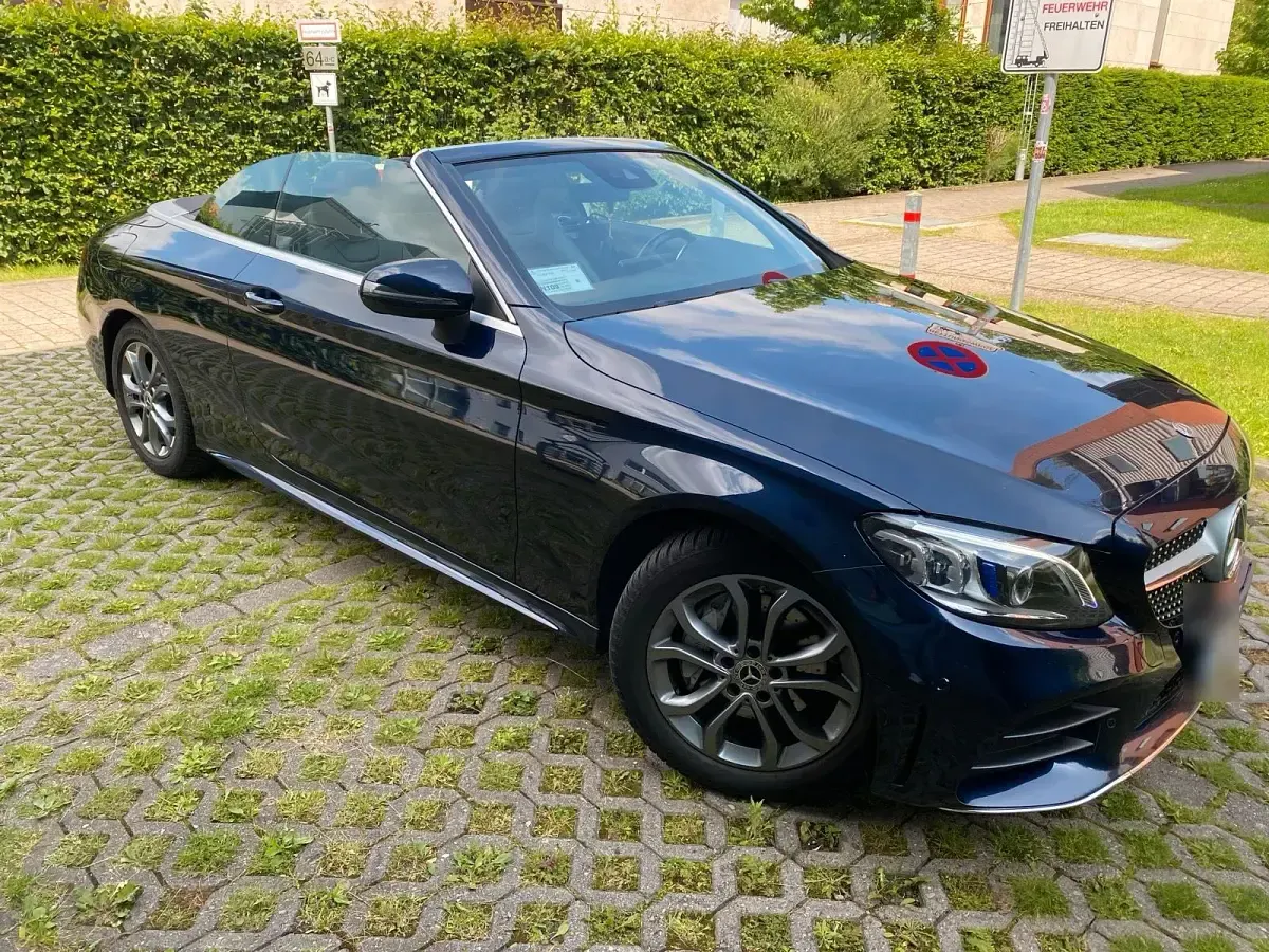 Gebraucht Mercedes 220 2019 Blau Cabrio