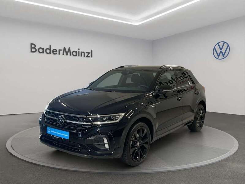 Schwarz Gebraucht 2024 VW T-Roc R-line SUV | 36.880 € (Teuer) - Bild 1/4