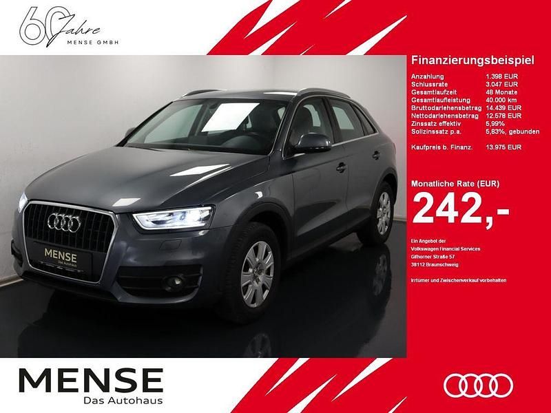 Grau Gebraucht 2013 Audi Q3 Design SUV | 13.975 € (Fairer Preis) - Bild 1/4