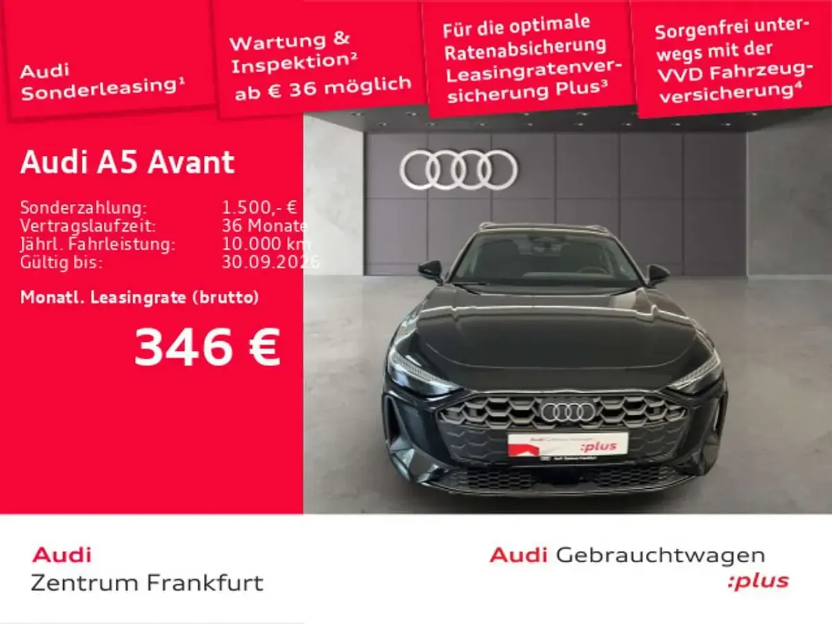 Gebraucht Audi A5 Sport 204 PS (150 kW) 2025 Mythosschwarz metallic Kombi
