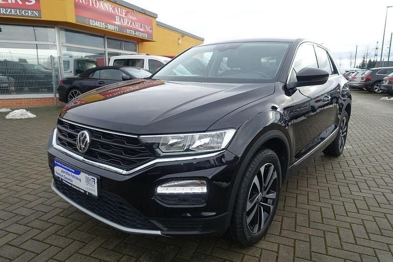 Schwarz Gebraucht 2020 VW T-Roc Style SUV | 16.450 € (Guter Preis) - Bild 1/4