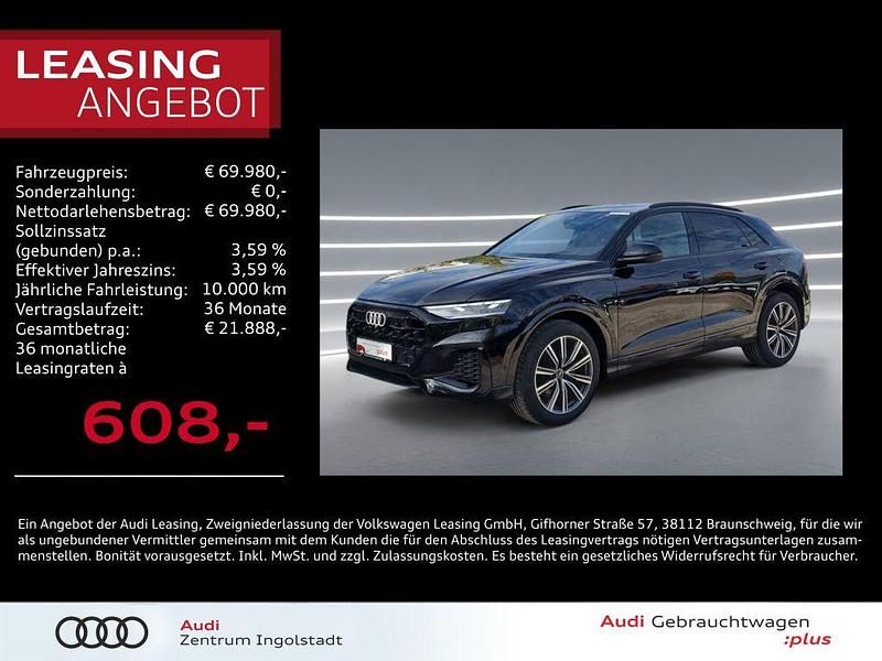 Mythosschwarz metallic Gebraucht 2025 Audi Q8 Ambiente SUV | 69.980 € (Teuer) - Bild 1/3