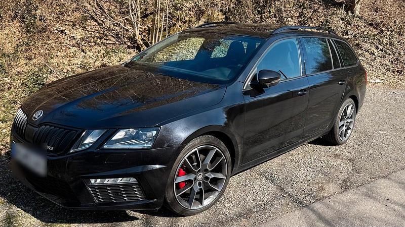Gebraucht Skoda Octavia vRS 184 PS (135 kW) 2020 Schwarz Kombi