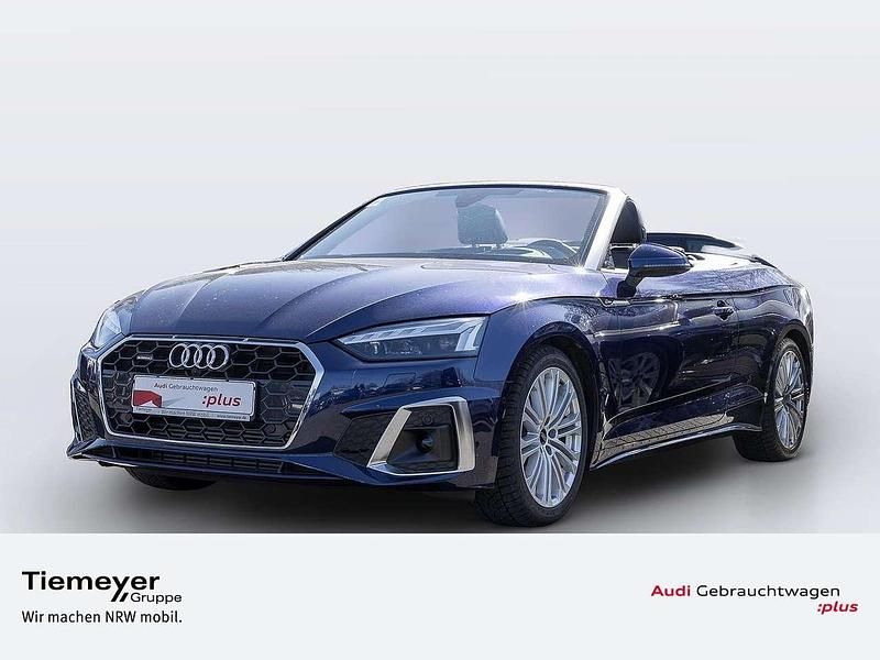 Blau Gebraucht 2023 Audi A5 Cabriolet S-Line Cabrio | 42.480 € (Fairer Preis) - Bild 1/4