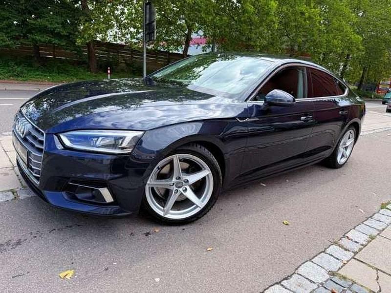 Gebraucht Audi A5 190 PS (139 kW) 2018 Mondscheinblau (metallic) Coupé