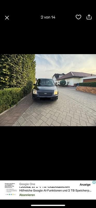 Schwarz Gebraucht 2010 Ford Tourneo Connect Van / Kleinbus | 3.100 € (Fairer Preis) - Bild 1/4