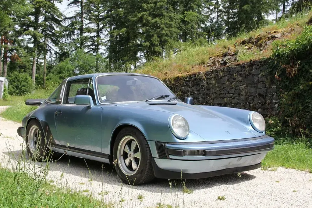 Gebraucht Porsche 911 179 PS (131 kW) 1975 Blau Cabrio