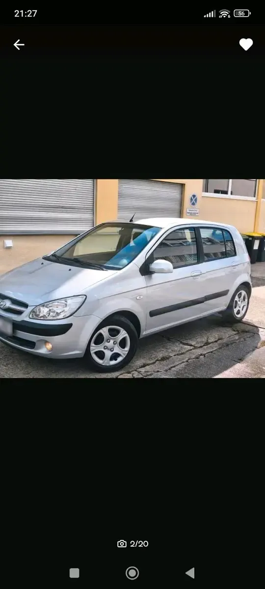 Gebraucht Hyundai Getz 97 PS (71 kW) 2005 Silber Kleinwagen