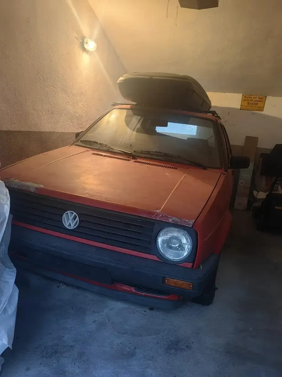 Gebraucht VW Golf II 1990 Rot Kleinwagen