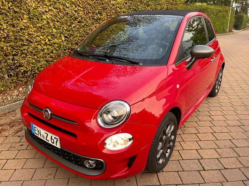 Rot Gebraucht 2019 Fiat 500C Sport Cabrio | 7.999 € (Superpreis) - Bild 1/4