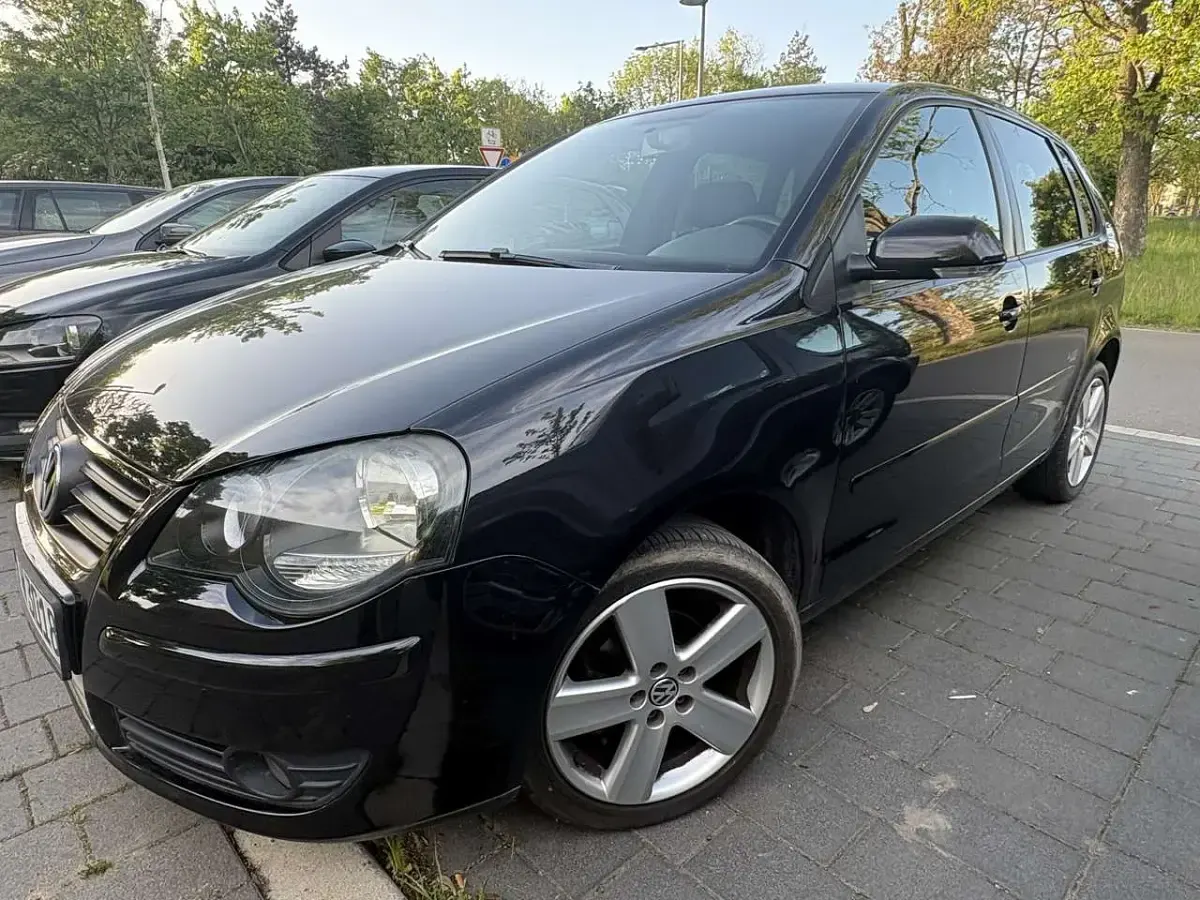 Gebraucht VW Polo Edition 70 PS (51 kW) 2009 Schwarz Kleinwagen