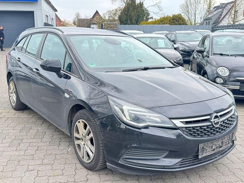 Gebraucht Opel Astra Edition 110 PS (80 kW) 2017 Schwarz Kombi