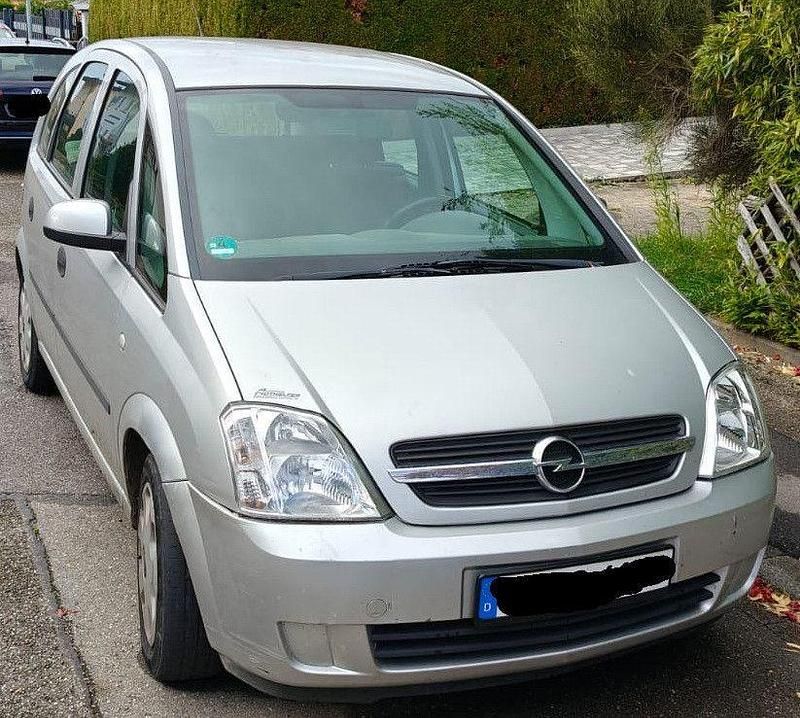 Grau Gebraucht 2004 Opel Meriva Van / Kleinbus | 1.000 € (Superpreis) - Bild 1/4
