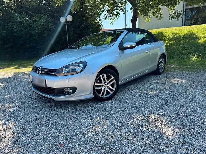 Silber Gebraucht 2012 VW Golf Cabriolet Cabrio | 6.100 € (Superpreis) - Bild 1/4