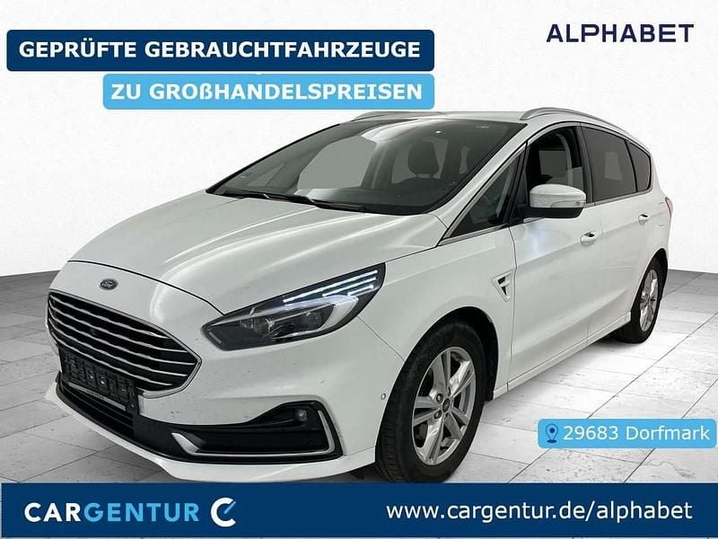 Weiß Gebraucht 2020 Ford S-MAX Titanium Van / Kleinbus | 15.597 € (Guter Preis) - Bild 1/2
