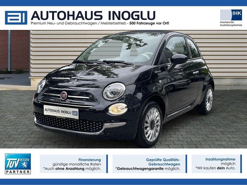 Schwarz vesuvio schwarz (metallic) Gebraucht 2023 Fiat 500 Cabrio | 12.080 € (Fairer Preis) - Bild 1/4