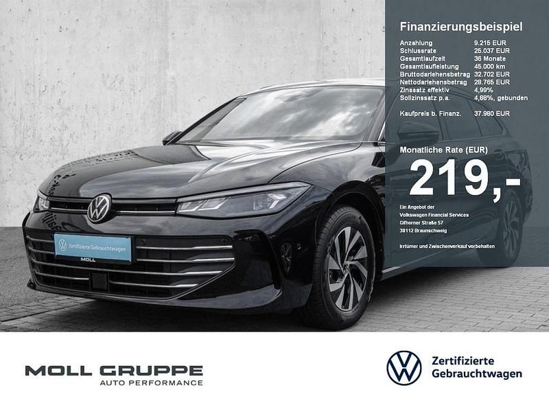 Grenadillschwarz metallic Gebraucht 2024 VW Passat Business Kombi | 37.980 € (Superpreis) - Bild 1/4