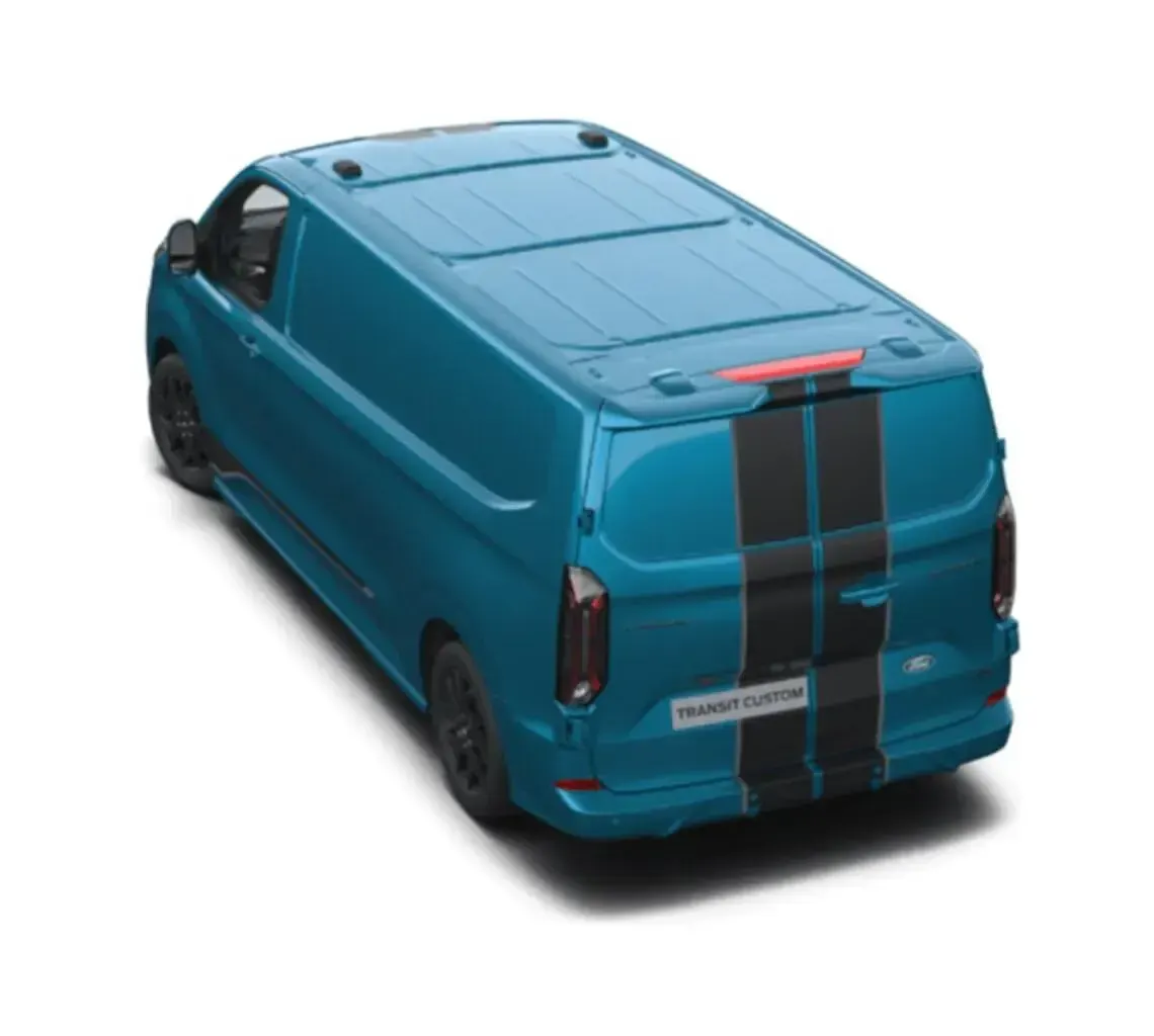 Neu Ford Transit Custom Sport 170 PS (125 kW) 2026 Digital aqua blue metallic Van