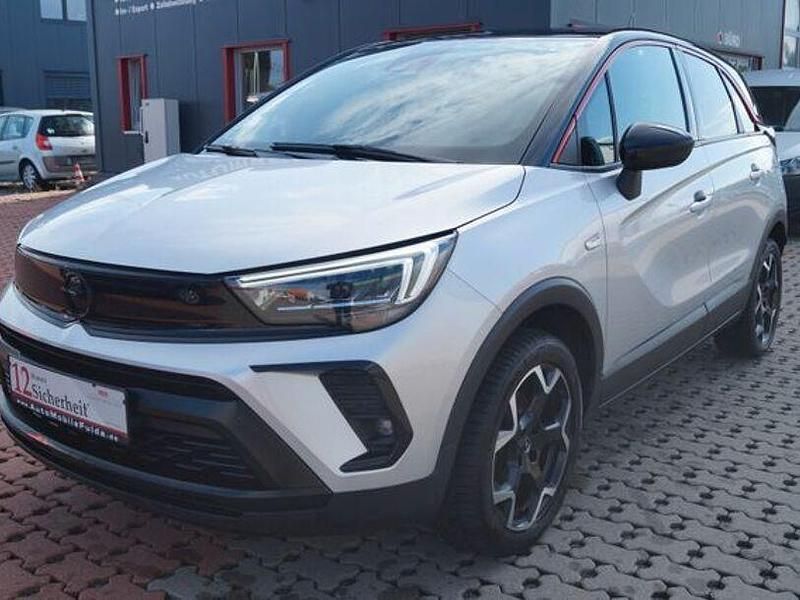 Grau Gebraucht 2023 Opel Crossland X GS Line SUV | 15.900 € - Bild 1/4