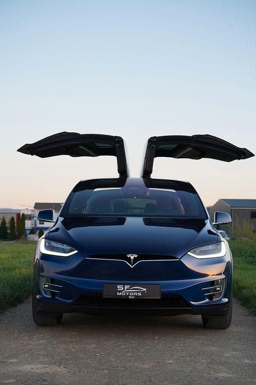 Usado Tesla Model X 386 kW (525 CV) 2018 Azul SUV