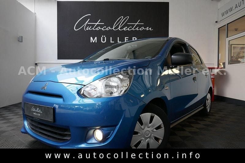 Blau Gebraucht 2013 Mitsubishi Space Star Kleinwagen | 2.997 € (Fairer Preis) - Bild 1/4