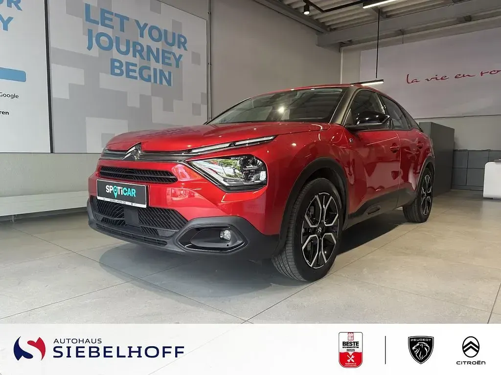 Gebraucht Citroën e-C4 Feel 100 kW (136 PS) 2023 Elixir rot Limousine