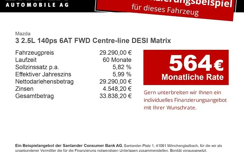Neu Mazda CX-30 Center-Line 140 PS (102 kW) 2026 Grau SUV