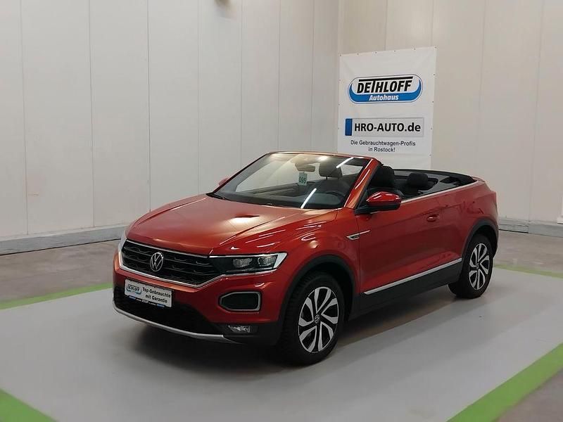 Gebraucht VW T-Roc Cabriolet Active 150 PS (110 kW) 2021 Rot Cabrio