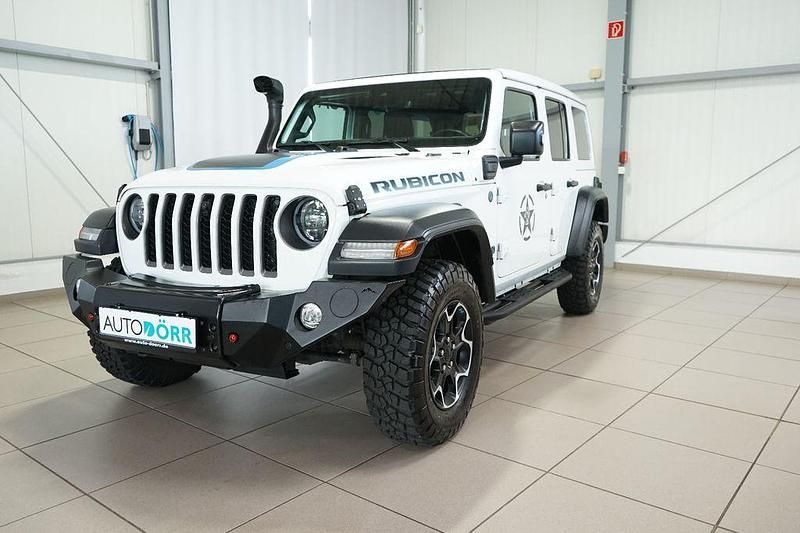 Weiß Gebraucht 2023 Jeep Wrangler Unlimited Rubicon SUV | 59.800 € (Guter Preis) - Bild 1/4