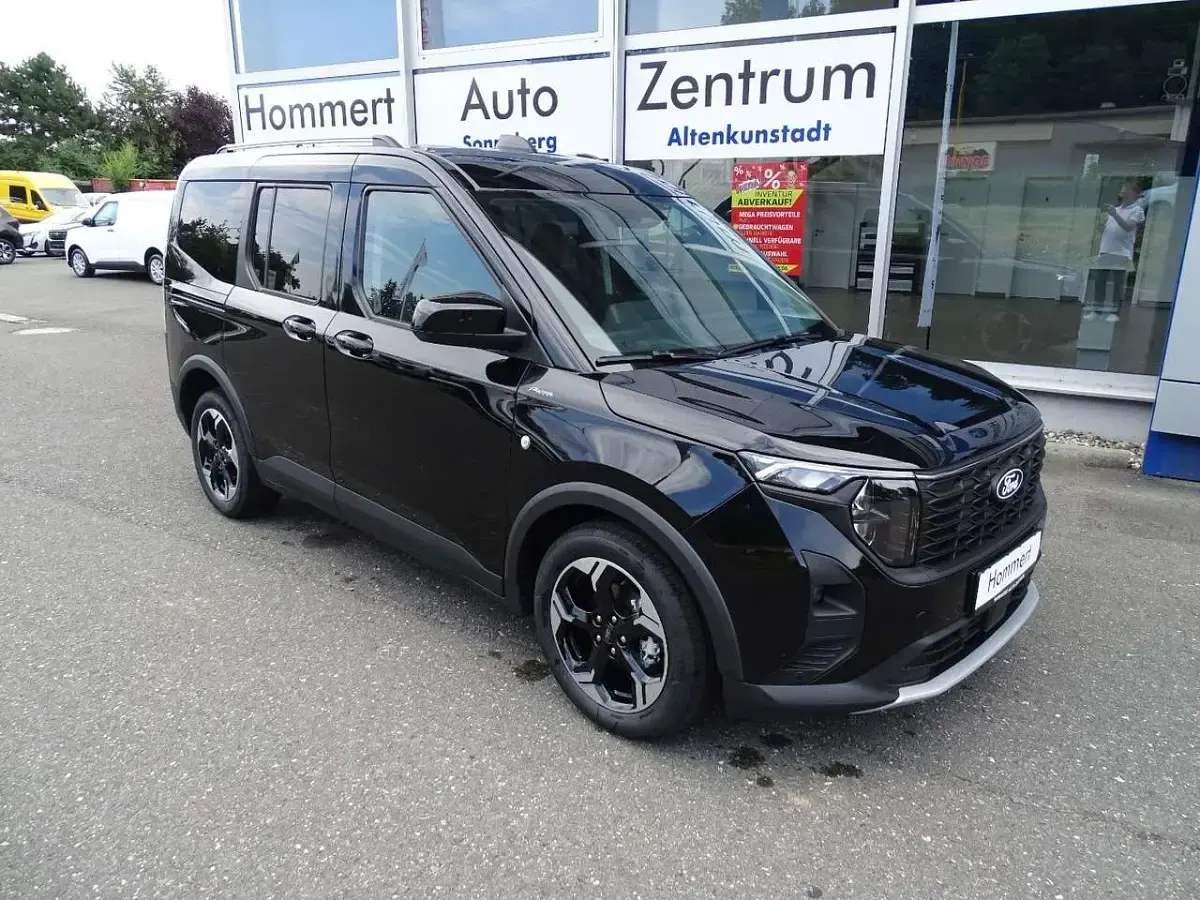 Neu Ford Tourneo Courier Active 125 PS (91 kW) 2026 Schwarz Van / Kleinbus