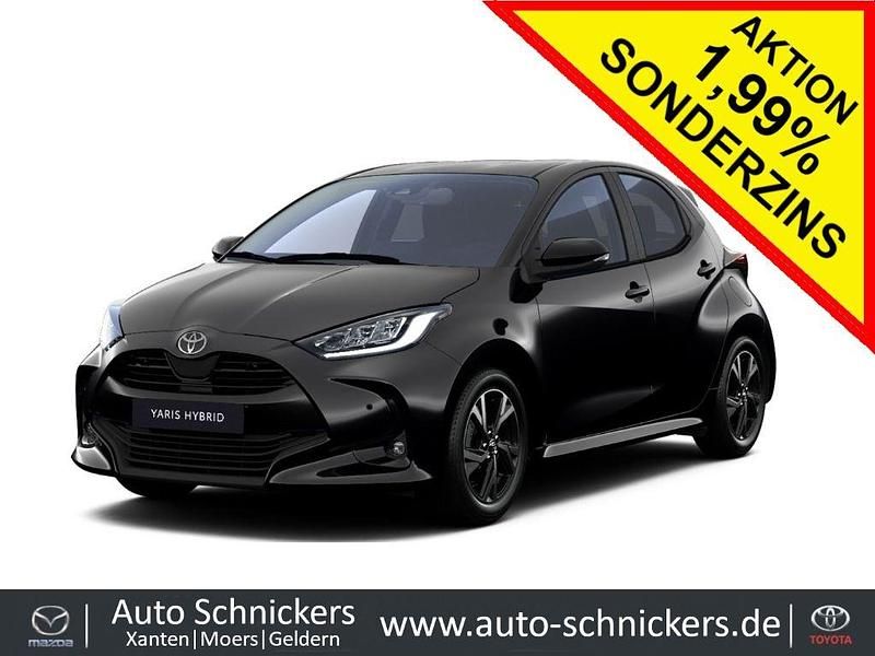 Neu Toyota Yaris Hybrid 116 PS (85 kW) 2025 Schwarz Kleinwagen