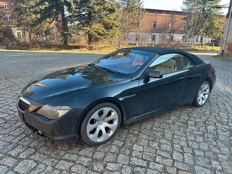 Schwarz Gebraucht 2004 BMW 645 Cabriolet Cabrio | 6.499 € (Fairer Preis) - Bild 1/4
