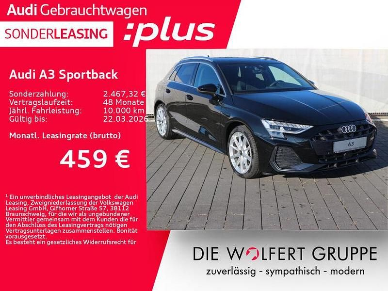 Gebraucht Audi A3 S-Line 150 PS (110 kW) 2025 Mythosschwarz metallic Limousine