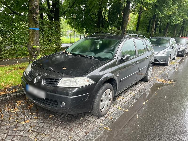 Schwarz Gebraucht 2007 Renault Mégane GrandTour Authentique Kombi | 999 € - Bild 1/4
