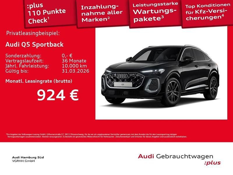 Gebraucht Audi Q5 Sportback Ambiente 204 PS (150 kW) 2025 Mythosschwarz metallic SUV