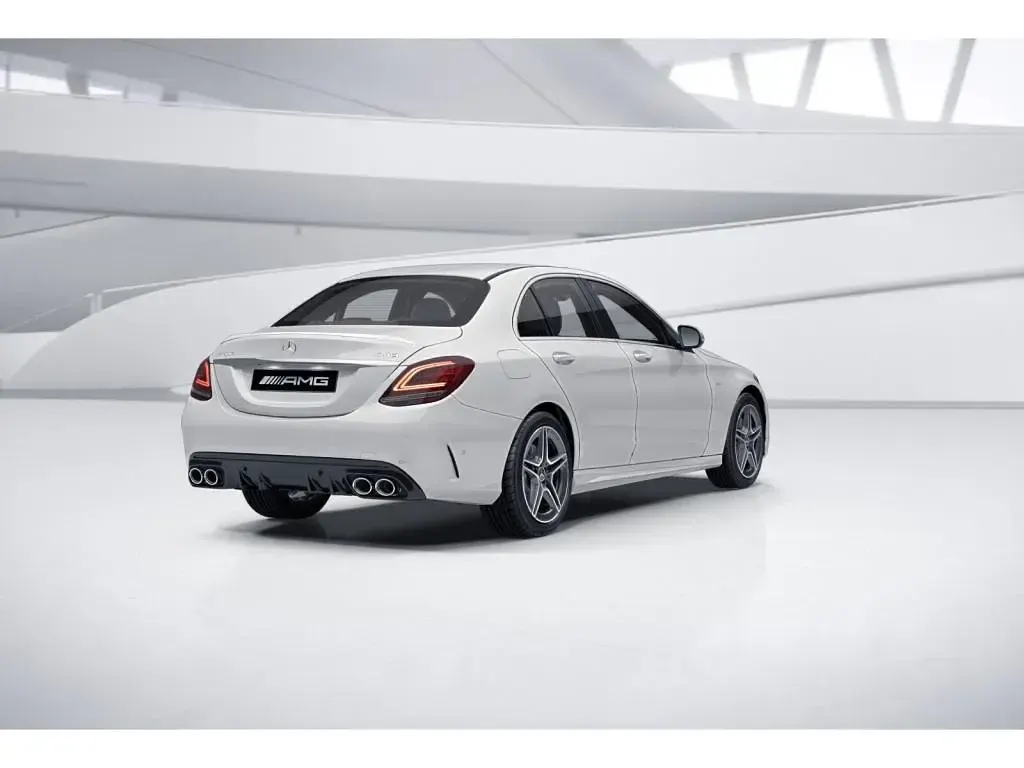 Gebraucht Mercedes C43 AMG Avantgarde 367 PS (269 kW) 2019 Unilack polarweiß Limousine